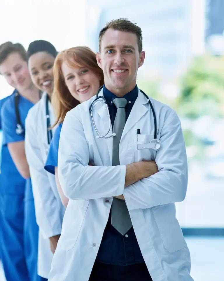 Un gruppo di professionisti sanitari
